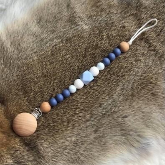 Hand Crafted Pacifier/ Teething Clips